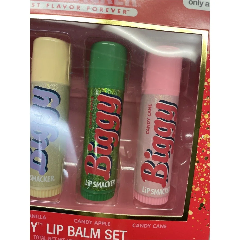 Lip Smacker‎ Biggy Lip Balm Target Holiday Gift Set 4pk LIMITED EDITION